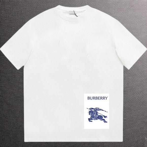 Burberry Men's White Short Sleeve T-Shirt